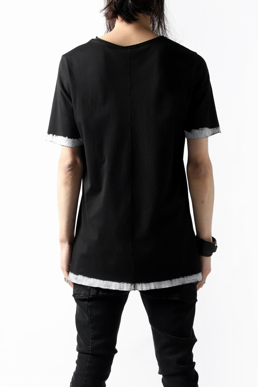 画像をギャラリービューアに読み込む, thomkrom BRUSH PAINT END T-SHIRT (BLACK)