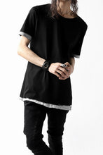 画像をギャラリービューアに読み込む, thomkrom BRUSH PAINT END T-SHIRT (BLACK)