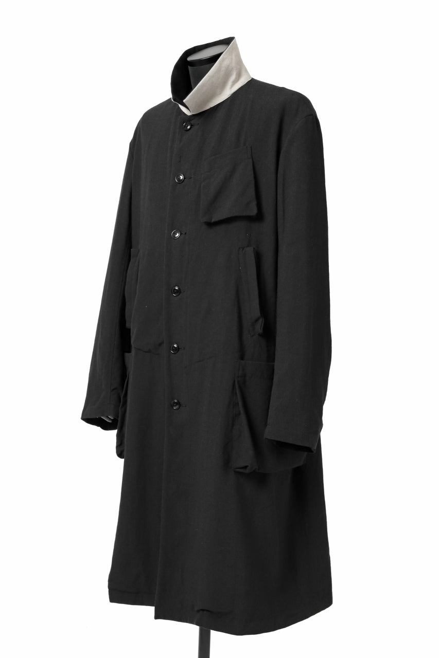 画像をギャラリービューアに読み込む, KLASICA KISTEL WORK COAT / MONOTONE HOUND TOOTH (BLACK)