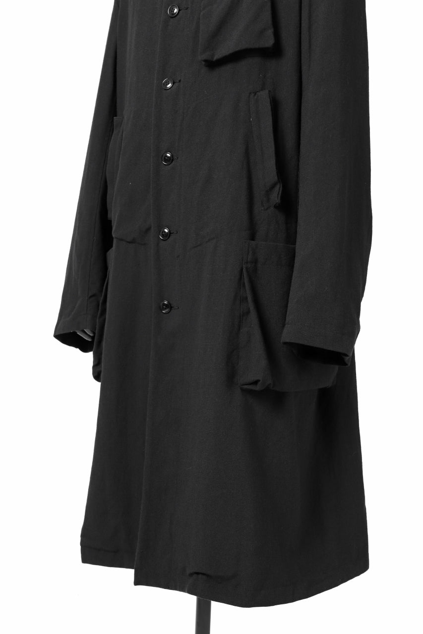 画像をギャラリービューアに読み込む, KLASICA KISTEL WORK COAT / MONOTONE HOUND TOOTH (BLACK)