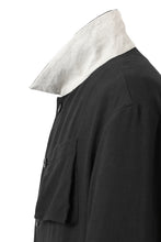 画像をギャラリービューアに読み込む, KLASICA KISTEL WORK COAT / MONOTONE HOUND TOOTH (BLACK)