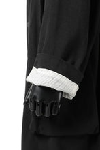 画像をギャラリービューアに読み込む, KLASICA KISTEL WORK COAT / MONOTONE HOUND TOOTH (BLACK)