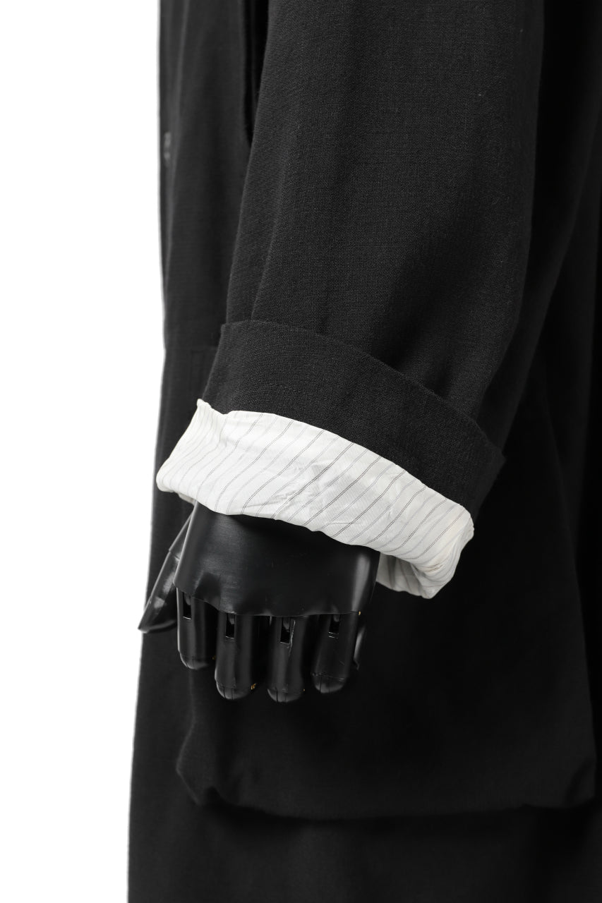 画像をギャラリービューアに読み込む, KLASICA KISTEL WORK COAT / MONOTONE HOUND TOOTH (BLACK)