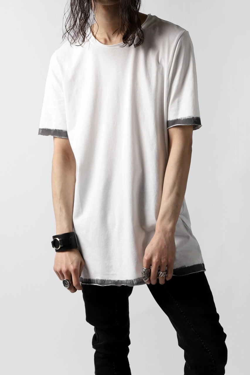 画像をギャラリービューアに読み込む, thomkrom BRUSH PAINT END T-SHIRT (OFF WHITE)