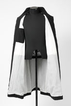 画像をギャラリービューアに読み込む, KLASICA KISTEL WORK COAT / MONOTONE HOUND TOOTH (BLACK)