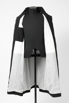 画像をギャラリービューアに読み込む, KLASICA KISTEL WORK COAT / MONOTONE HOUND TOOTH (BLACK)