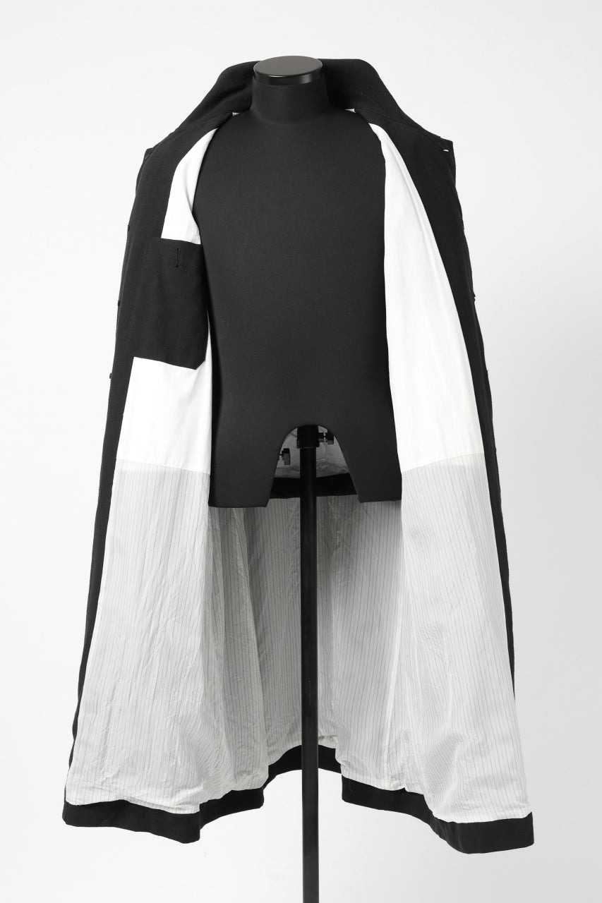 画像をギャラリービューアに読み込む, KLASICA KISTEL WORK COAT / MONOTONE HOUND TOOTH (BLACK)