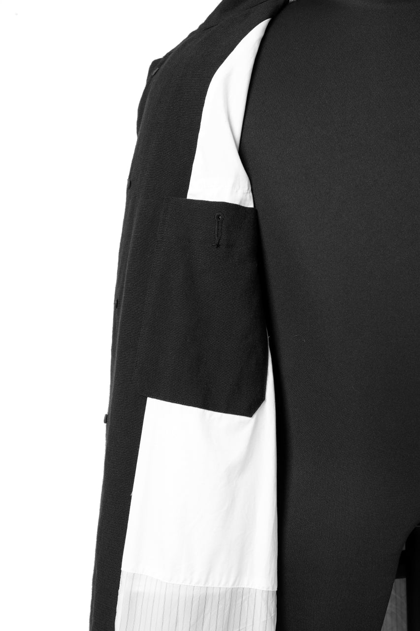 画像をギャラリービューアに読み込む, KLASICA KISTEL WORK COAT / MONOTONE HOUND TOOTH (BLACK)