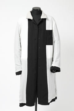 画像をギャラリービューアに読み込む, KLASICA KISTEL WORK COAT / MONOTONE HOUND TOOTH (BLACK)