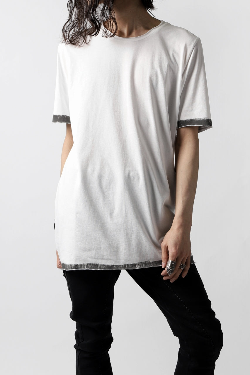画像をギャラリービューアに読み込む, thomkrom BRUSH PAINT END T-SHIRT (OFF WHITE)