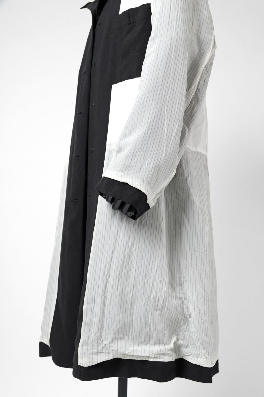 画像をギャラリービューアに読み込む, KLASICA KISTEL WORK COAT / MONOTONE HOUND TOOTH (BLACK)