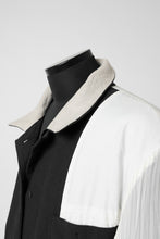 画像をギャラリービューアに読み込む, KLASICA KISTEL WORK COAT / MONOTONE HOUND TOOTH (BLACK)