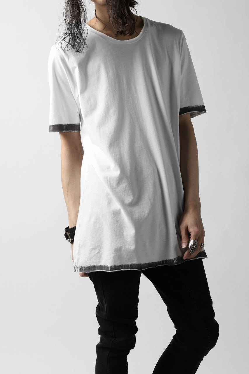 画像をギャラリービューアに読み込む, thomkrom BRUSH PAINT END T-SHIRT (OFF WHITE)