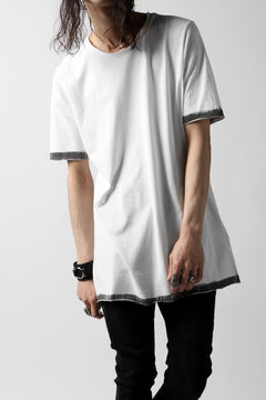 画像をギャラリービューアに読み込む, thomkrom BRUSH PAINT END T-SHIRT (OFF WHITE)