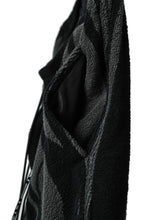 画像をギャラリービューアに読み込む, mastermind JAPAN STRIPED SHORT PANTS / PILE JERSEY (BLACK x GREY)