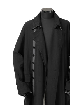 画像をギャラリービューアに読み込む, KLASICA HM-C DOUBLE BREASTED COAT / MONOTONE HOUND TOOTH (BLACK)