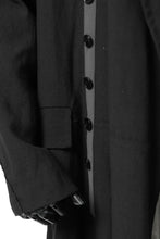 画像をギャラリービューアに読み込む, KLASICA HM-C DOUBLE BREASTED COAT / MONOTONE HOUND TOOTH (BLACK)