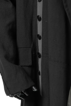 画像をギャラリービューアに読み込む, KLASICA HM-C DOUBLE BREASTED COAT / MONOTONE HOUND TOOTH (BLACK)