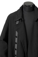 画像をギャラリービューアに読み込む, KLASICA HM-C DOUBLE BREASTED COAT / MONOTONE HOUND TOOTH (BLACK)