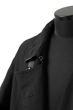 画像をギャラリービューアに読み込む, KLASICA HM-C DOUBLE BREASTED COAT / MONOTONE HOUND TOOTH (BLACK)