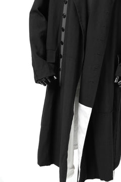 画像をギャラリービューアに読み込む, KLASICA HM-C DOUBLE BREASTED COAT / MONOTONE HOUND TOOTH (BLACK)