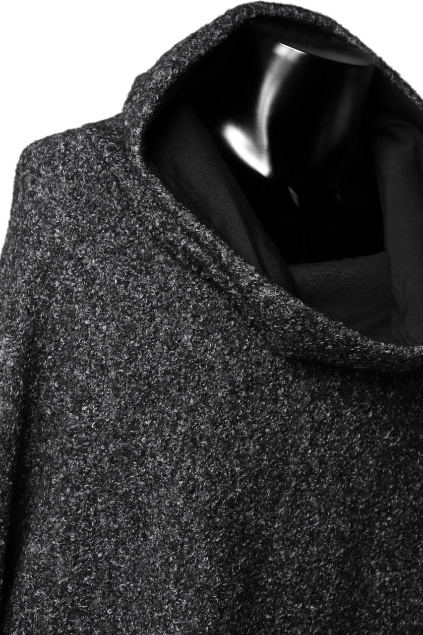 画像をギャラリービューアに読み込む, SOSNOVSKA CRAWLED OUT POCKET KNIT SWEATER (BLACK)