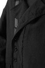 画像をギャラリービューアに読み込む, KLASICA HM-C DOUBLE BREASTED COAT / MONOTONE HOUND TOOTH (BLACK)