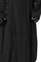 画像をギャラリービューアに読み込む, KLASICA HM-C DOUBLE BREASTED COAT / MONOTONE HOUND TOOTH (BLACK)