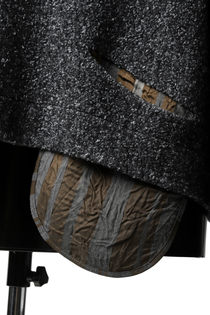 画像をギャラリービューアに読み込む, SOSNOVSKA CRAWLED OUT POCKET KNIT SWEATER (BLACK)