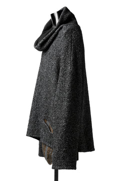 画像をギャラリービューアに読み込む, SOSNOVSKA CRAWLED OUT POCKET KNIT SWEATER (BLACK)