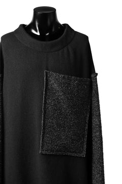 画像をギャラリービューアに読み込む, SOSNOVSKA ATTACHED POCKET KNIT SWEATER (BLACK)