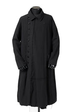 画像をギャラリービューアに読み込む, KLASICA HM-C DOUBLE BREASTED COAT / MONOTONE HOUND TOOTH (BLACK)