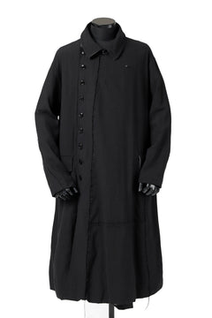 画像をギャラリービューアに読み込む, KLASICA HM-C DOUBLE BREASTED COAT / MONOTONE HOUND TOOTH (BLACK)