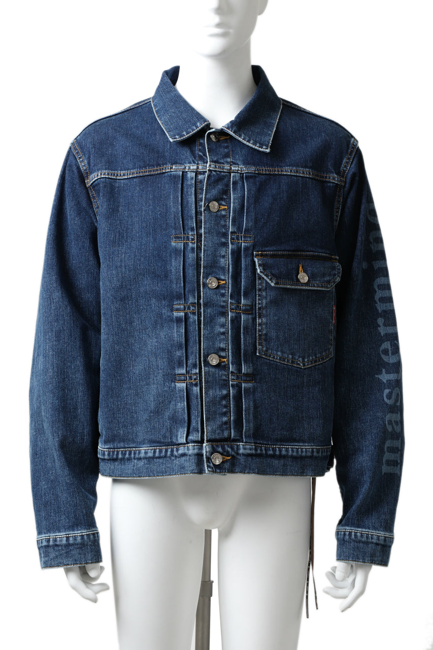 画像をギャラリービューアに読み込む, mastermind JAPAN TYPE-1st TRUCKER JACKET / 2WAY STRETCH DENIM (INDIGO)