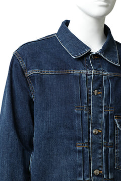 画像をギャラリービューアに読み込む, mastermind JAPAN TYPE-1st TRUCKER JACKET / 2WAY STRETCH DENIM (INDIGO)