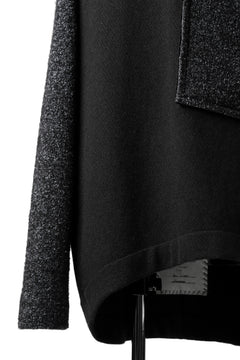 画像をギャラリービューアに読み込む, SOSNOVSKA ATTACHED POCKET KNIT SWEATER (BLACK)