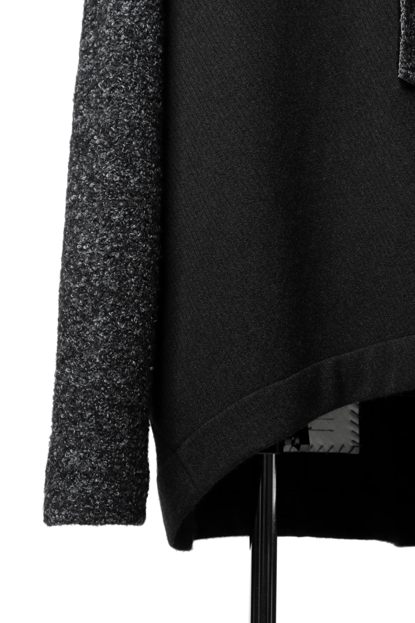 画像をギャラリービューアに読み込む, SOSNOVSKA ATTACHED POCKET KNIT SWEATER (BLACK)