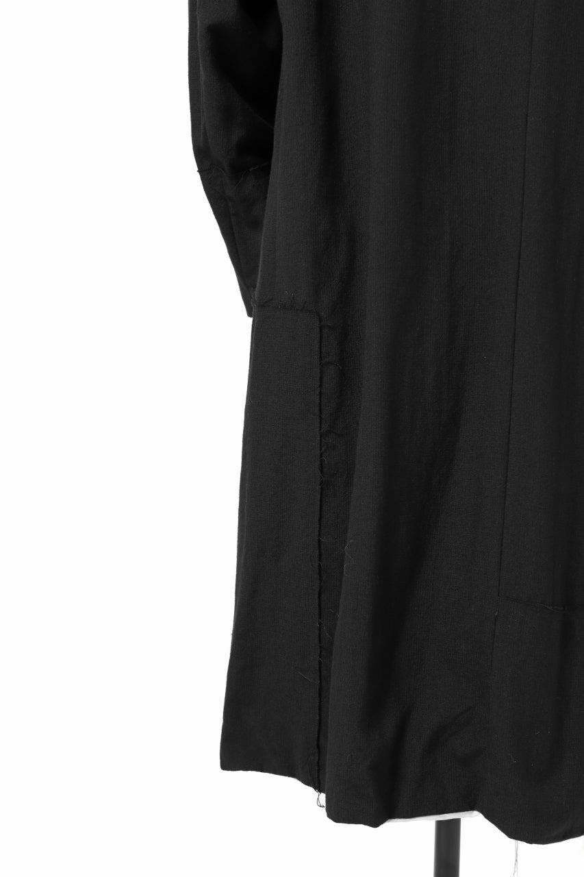 画像をギャラリービューアに読み込む, KLASICA HM-C DOUBLE BREASTED COAT / MONOTONE HOUND TOOTH (BLACK)