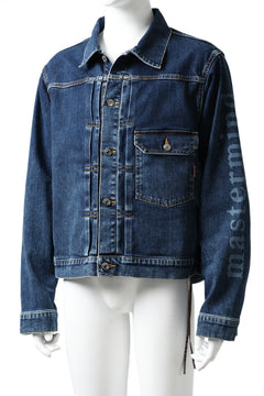 画像をギャラリービューアに読み込む, mastermind JAPAN TYPE-1st TRUCKER JACKET / 2WAY STRETCH DENIM (INDIGO)