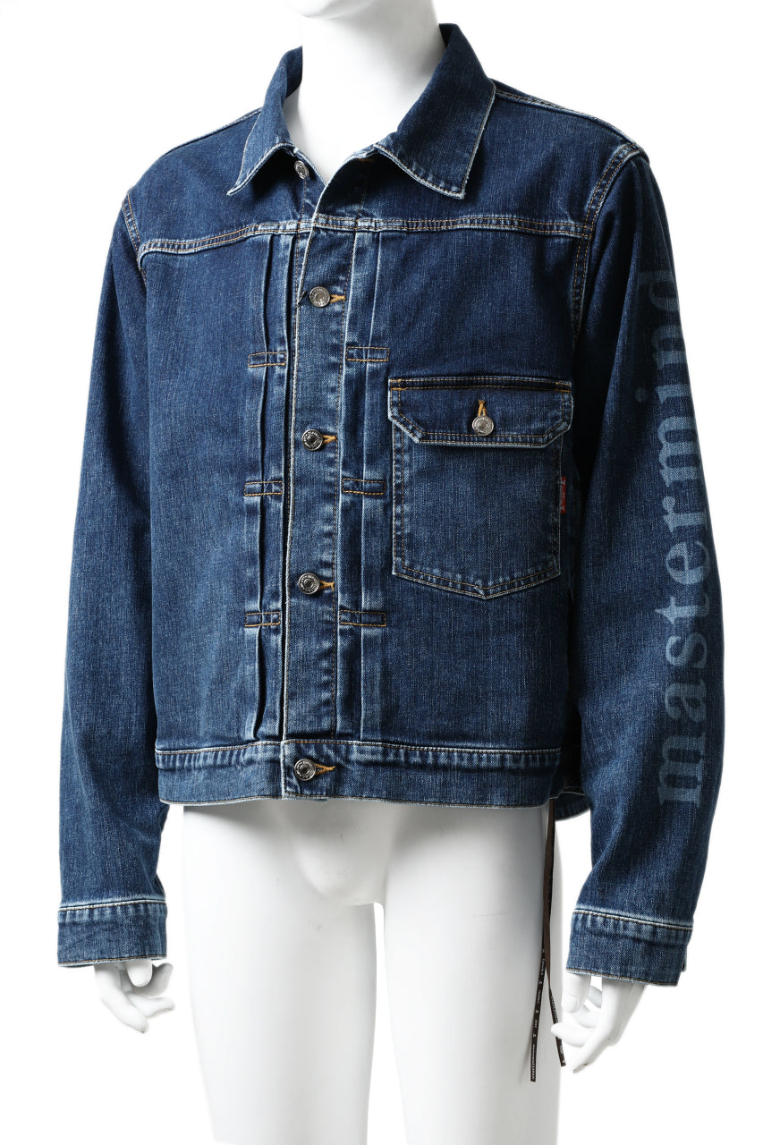 画像をギャラリービューアに読み込む, mastermind JAPAN TYPE-1st TRUCKER JACKET / 2WAY STRETCH DENIM (INDIGO)