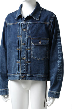 画像をギャラリービューアに読み込む, mastermind JAPAN TYPE-1st TRUCKER JACKET / 2WAY STRETCH DENIM (INDIGO)