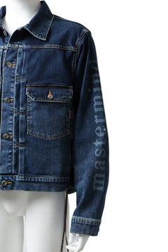 画像をギャラリービューアに読み込む, mastermind JAPAN TYPE-1st TRUCKER JACKET / 2WAY STRETCH DENIM (INDIGO)