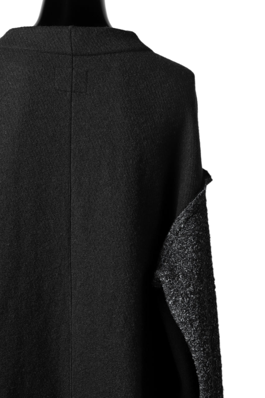 画像をギャラリービューアに読み込む, SOSNOVSKA ATTACHED POCKET KNIT SWEATER (BLACK)