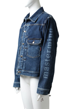 画像をギャラリービューアに読み込む, mastermind JAPAN TYPE-1st TRUCKER JACKET / 2WAY STRETCH DENIM (INDIGO)