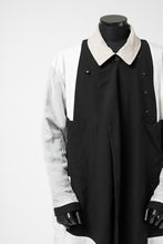 画像をギャラリービューアに読み込む, KLASICA HM-C DOUBLE BREASTED COAT / MONOTONE HOUND TOOTH (BLACK)