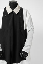 画像をギャラリービューアに読み込む, KLASICA HM-C DOUBLE BREASTED COAT / MONOTONE HOUND TOOTH (BLACK)