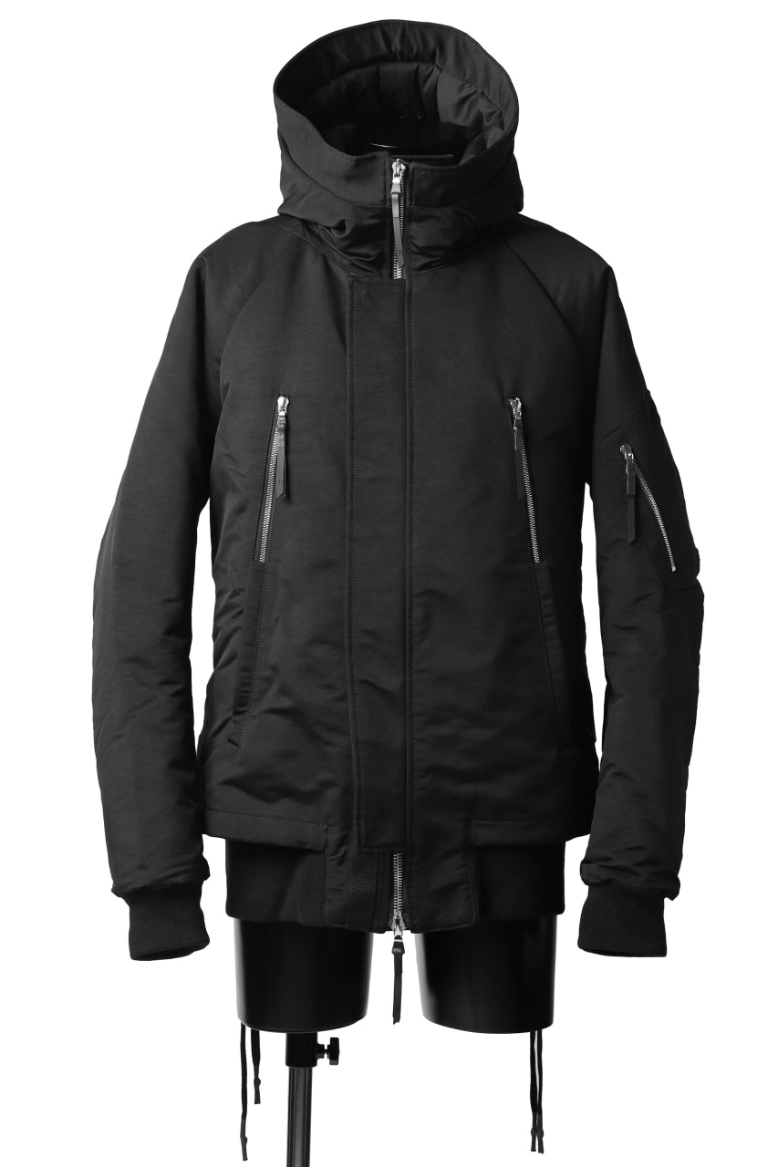 画像をギャラリービューアに読み込む, 11 BY BORIS BIDJAN SABERI PADDED HOODIE JACKET "J17-F-1323" (BLACK)
