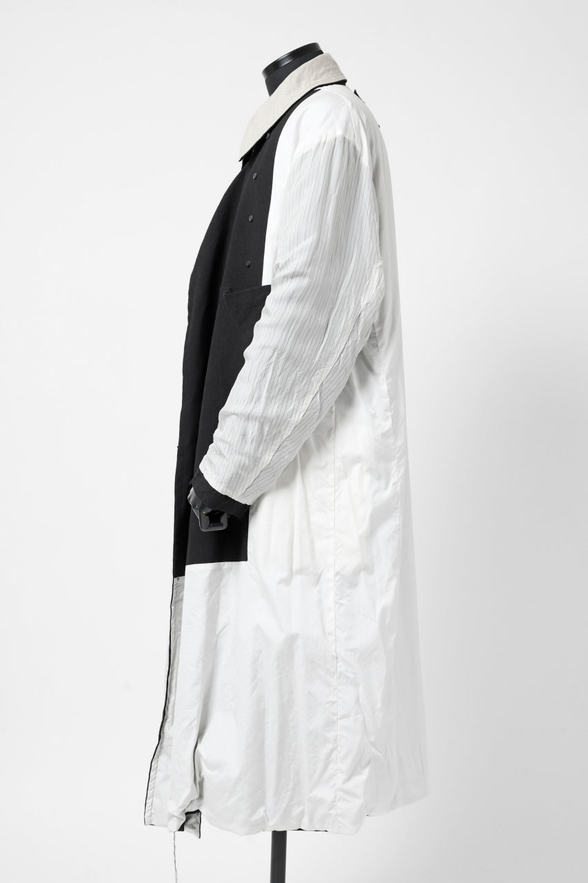 画像をギャラリービューアに読み込む, KLASICA HM-C DOUBLE BREASTED COAT / MONOTONE HOUND TOOTH (BLACK)