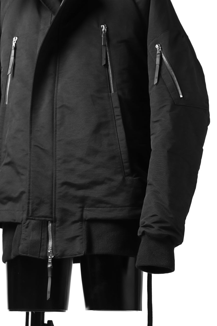画像をギャラリービューアに読み込む, 11 BY BORIS BIDJAN SABERI PADDED HOODIE JACKET "J17-F-1323" (BLACK)