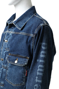 画像をギャラリービューアに読み込む, mastermind JAPAN TYPE-1st TRUCKER JACKET / 2WAY STRETCH DENIM (INDIGO)